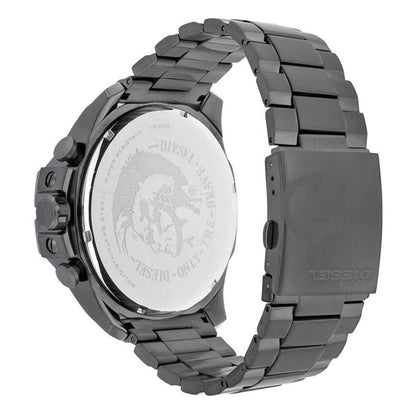 Diesel DZ4282 Mega Chief Chronograph Men's Watch – Grey Dial & Grey Stainless Steel Strap