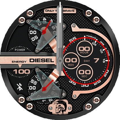 Diesel DZ7350 Mr. Daddy 2.0 Chronograph Men's Watch – Black Dial & Black Leather Strap
