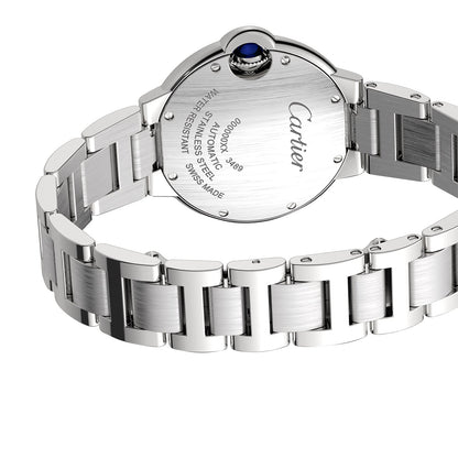 Ballon Bleu de Cartier 33 | 33mm, Steel, Diamond Silver Dial