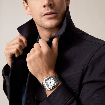 Santos de Cartier Large Model | 40mm, Steel, Silver Dial