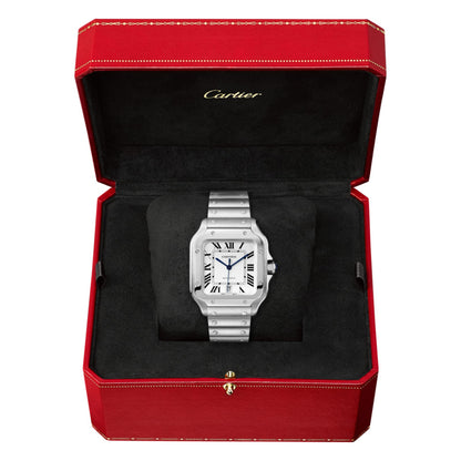 Santos de Cartier Large Model | 40mm, Steel, Silver Dial