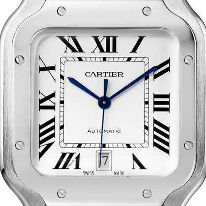 Santos de Cartier Large Model | 40mm, Steel, Silver Dial