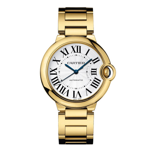 Ballon Bleu de Cartier 36 | 36mm, 18K Yellow Gold, Silver Dial