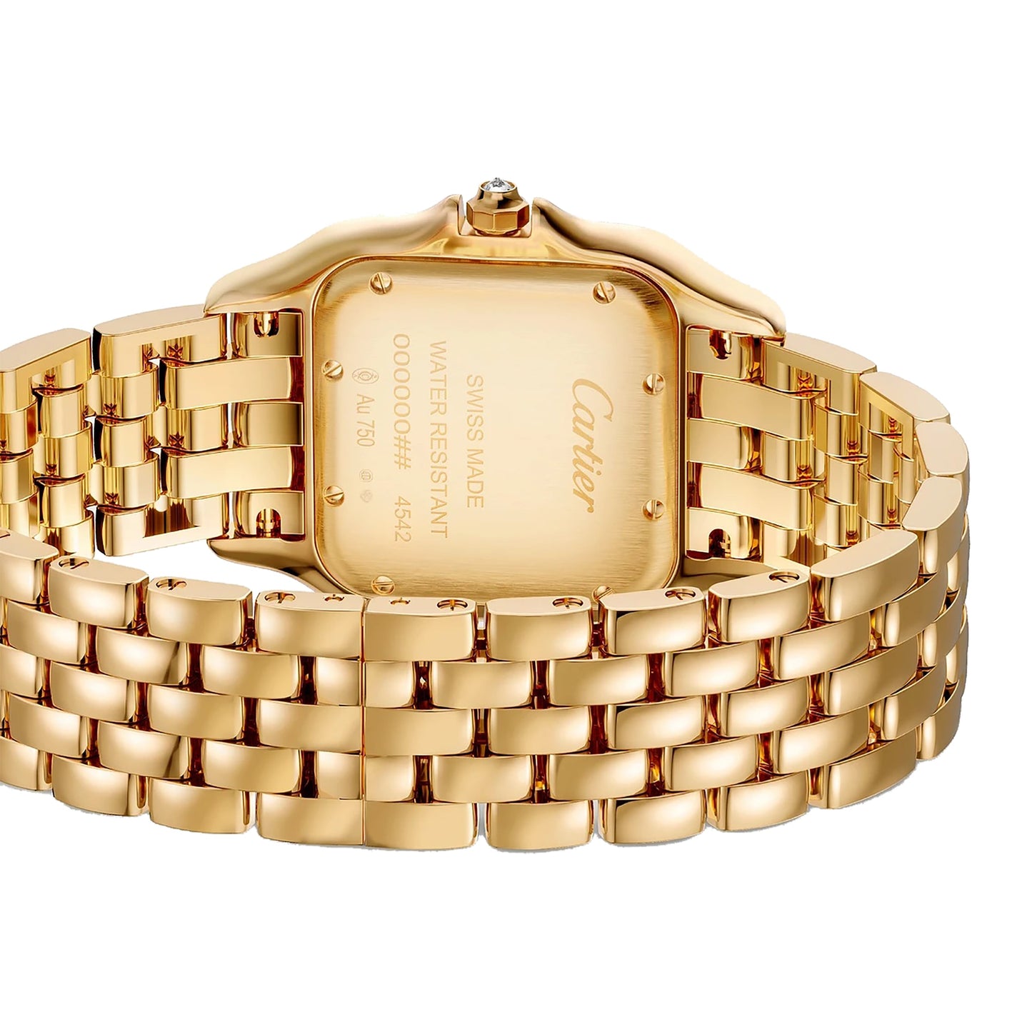 Panthère de Cartier Medium Model | 27mm, 18K Yellow Gold, Diamond Silver Dial