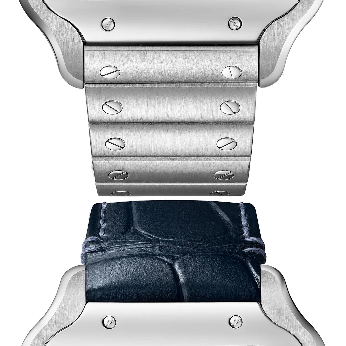 Santos de Cartier Large Model | 40mm, Steel, Blue Dial