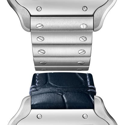 Santos de Cartier Large Model | 40mm, Steel, Blue Dial