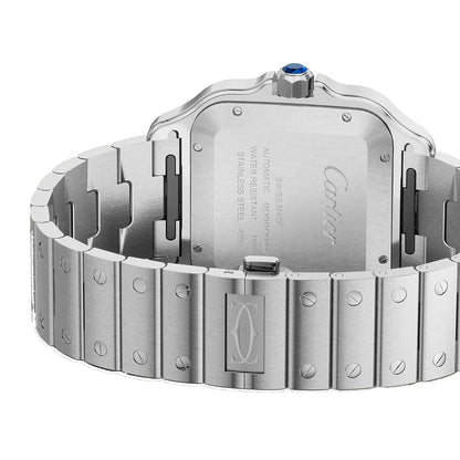 Santos de Cartier Large Model | 40mm, Steel, Blue Dial