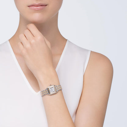 Panthère de Cartier Small Model | 23mm, Two-Tone Steel & 18K Yellow Gold, Silver Dial