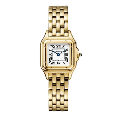 Panthère de Cartier Small Model | 23mm, 18K Yellow Gold, Silver Dial
