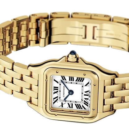 Panthère de Cartier Small Model | 23mm, 18K Yellow Gold, Silver Dial