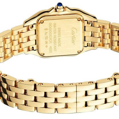 Panthère de Cartier Small Model | 23mm, 18K Yellow Gold, Silver Dial