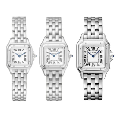 Panthère de Cartier Medium Model | 27mm, Steel, White Dial