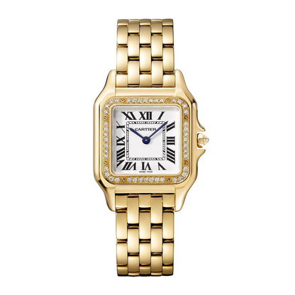 Panthère de Cartier Medium Model | 27mm, 18K Yellow Gold, Silver Dial