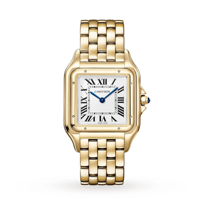 Panthère de Cartier Large Model | 31mm, 18K Yellow Gold, Silver Dial