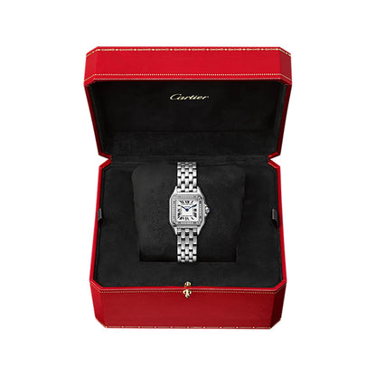Panthère de Cartier Small Model | 23mm, Steel, Silver Dial, Ref. W4PN0016