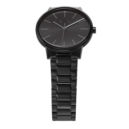 Armani Exchange Cayde AX2701 Men's Analog Watch – Black Dial with Black Stainless Steel Strap