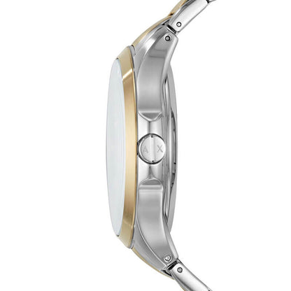 Armani Exchange Hampton Series AX2403 Men's Chronograph Watch – Grey Dial with Two-Tone Stainless Steel Band