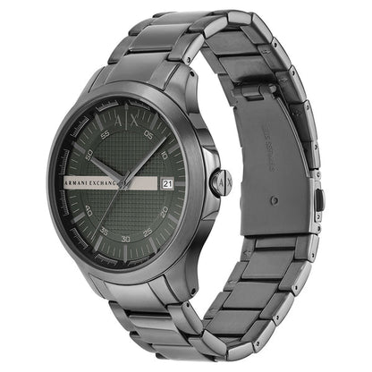 Armani Exchange Hampton AX2194 Men's Chronograph – Grey Dial with Matching Grey Stainless Steel Strap
