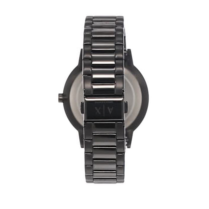 Armani Exchange Cayde AX2701 Men's Analog Watch – Black Dial with Black Stainless Steel Strap