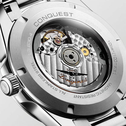 longines Conquest 41mm - Sunray Black on Bracelet