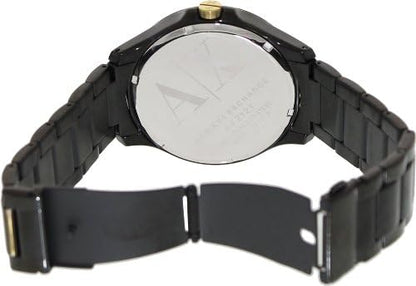 Armani Exchange Hampton AX2121 Men's Chronograph Watch – Black Dial with Black Stainless Steel Strap