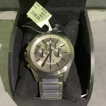 Armani Exchange Drexler AX2603 Men's Chronograph Watch – Grey Dial with Stainless Steel Bracelet