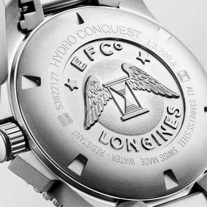 longines HydroConquest 39mm - Black on Bracelet