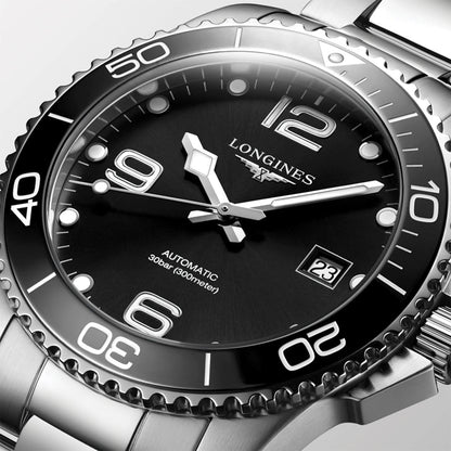 longines HydroConquest 41mm - Black on Bracelet