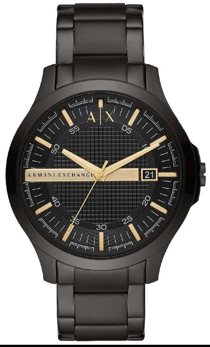 Armani Exchange Hampton AX2150 Men's Chronograph – Black Dial with Black Stainless Steel Bracelet