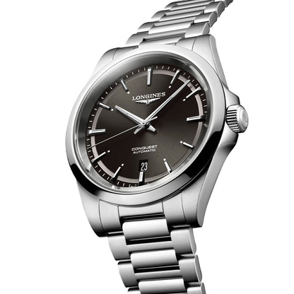 longines Conquest 41mm - Sunray Black on Bracelet