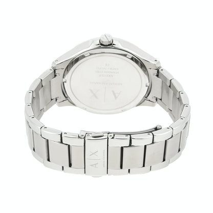 Armani Exchange Hampton AX2103 Men's Chronograph Watch – Black Dial with Silver-Tone Stainless Steel Strap