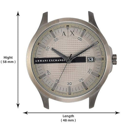 Armani Exchange Hampton AX2194 Men's Chronograph – Grey Dial with Matching Grey Stainless Steel Strap