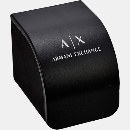 Armani Exchange Hampton AX2164 Men's Chronograph Watch – Black Dial with Black Stainless Steel Strap