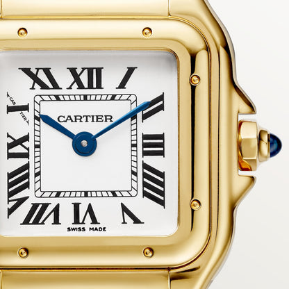 Panthère de Cartier Small Model | 22mm, 18K Yellow Gold, White Dial, Ref. WGPN0046