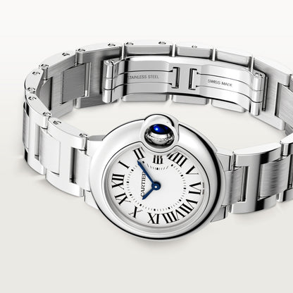 Ballon Bleu de Cartier 28 | 28mm, Steel, Silvered Dial