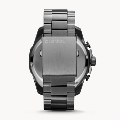 Diesel DZ4282 Mega Chief Chronograph Men's Watch – Grey Dial & Grey Stainless Steel Strap