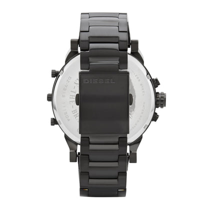 Diesel DZ7396 Mr. Daddy 2.0 Chronograph Men's Watch – Black Dial & Black Stainless Steel Strap