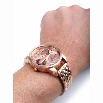 Diesel DZ7318 Mini Daddy Men's Watch – Rose Gold Dial & Rose Gold Stainless Steel Strap