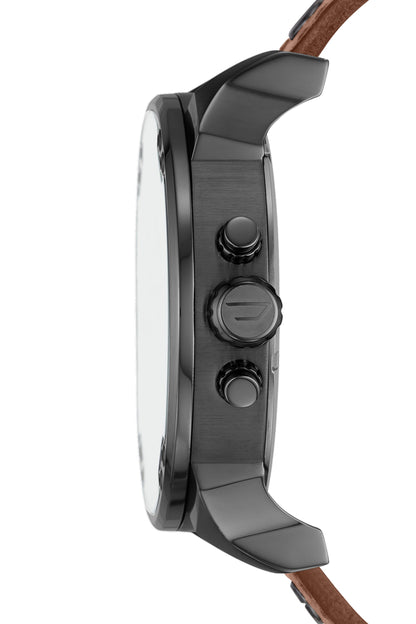 Diesel DZ7413 Mr. Daddy Chronograph Men's Watch – Grey Dial & Brown Leather Strap