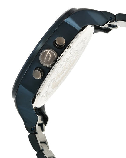 Diesel DZ7414 Daddy 2.0 Chronograph Men's Watch – Grey Dial & Blue Stainless Steel Strap