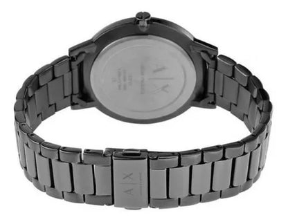 Armani Exchange Cayde AX2722 Men's Analog Watch – Grey Dial with Matching Grey Stainless Steel Strap