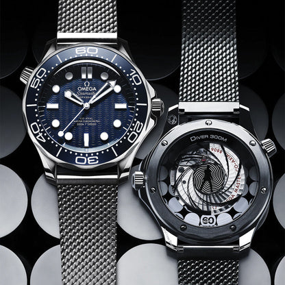 OMEGA Seamaster Diver 300M James Bond 60th Anniversary Edition 42mm - Blue on Bracelet