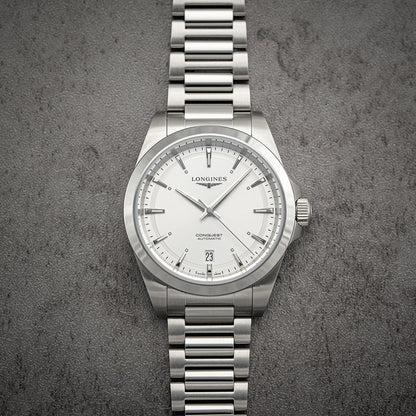 longines Conquest 38mm - Silver on Bracelet