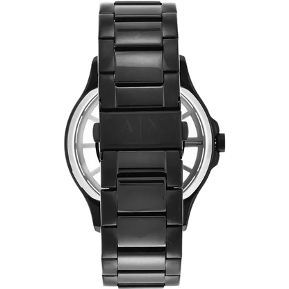 Armani Exchange Hampton Series AX2192 Men's Chronograph – Black Dial with Matching Black Stainless Steel Bracelet