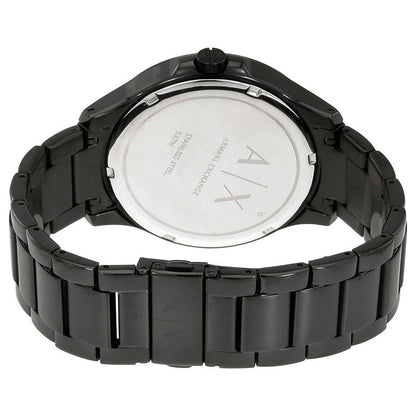 Armani Exchange Hampton AX7101 Men's Watch – Black Dial with Black Stainless Steel Bracelet
