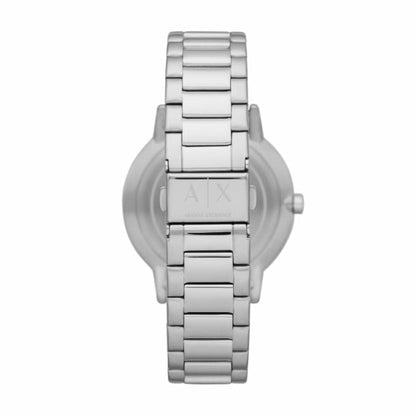 Armani Exchange Cayde AX2700 Men's Analog Watch – Black Dial with Silver Stainless Steel Bracelet