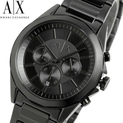 Armani Exchange Drexler AX2601 Men's Chronograph Watch – Black Dial with Black Stainless Steel Strap