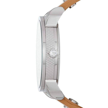 Diesel DZ7308 Mini Daddy Chronograph Men's Watch – Blue & Black Dial & Brown Leather Strap