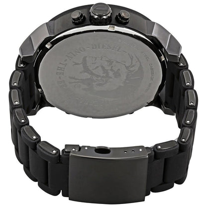 Diesel DZ7396 Mr. Daddy 2.0 Chronograph Men's Watch – Black Dial & Black Stainless Steel Strap