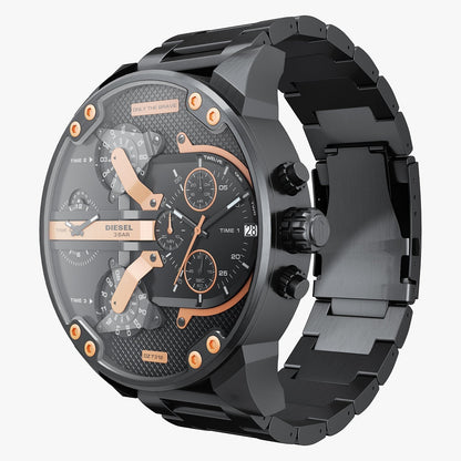 Diesel DZ7312 Big Daddy Chronograph Men's Watch – Black Dial & Black Stainless Steel Strap